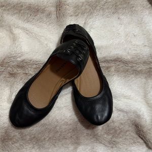 Lucky Brand leather ballerina flats 8.5 size, women
